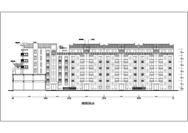 某小区多层住宅楼建筑施工图（共14张）-图二