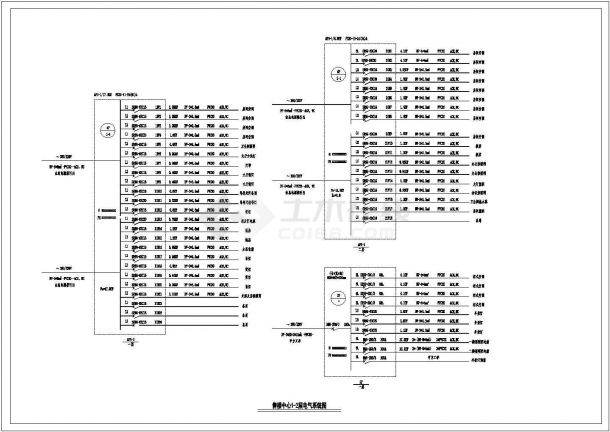 某售楼中心电气建筑施工图（共4张）-图二