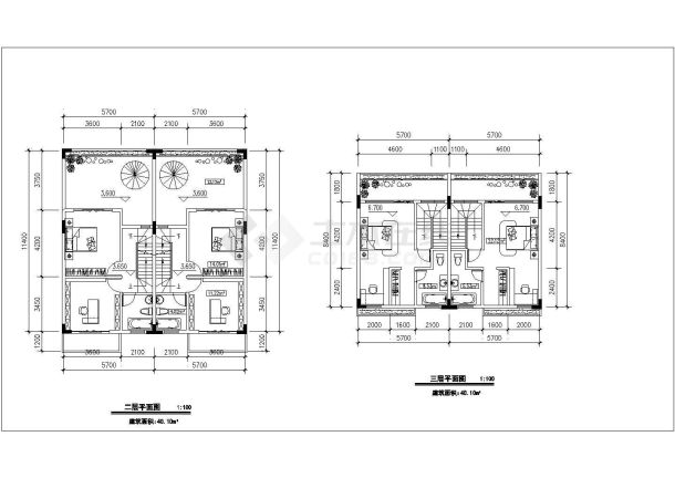 比较简单小型的别墅建筑设计方案图-图一