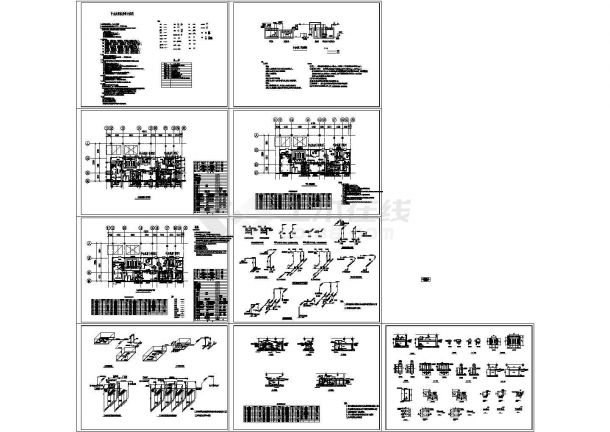 MBR膜处理中水回用设计图（CAD）-图一