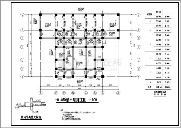 重庆滨河公园全套建筑设计施工图纸-图二