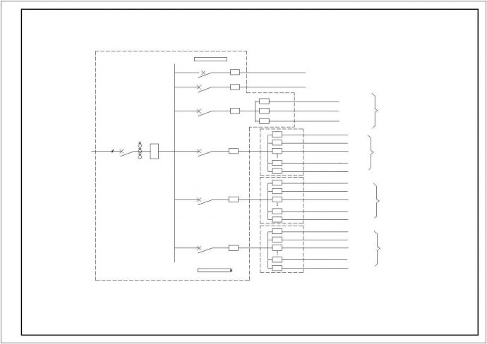 中小型综合楼电气设计图（共6张）_图1