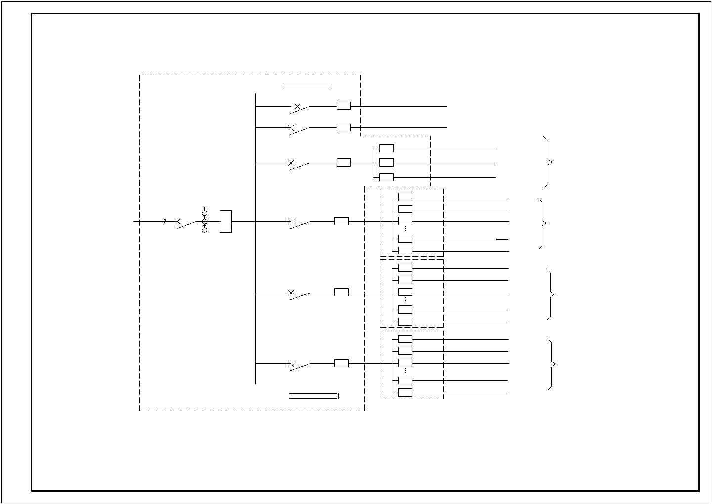 中小型综合楼电气设计图（共6张）