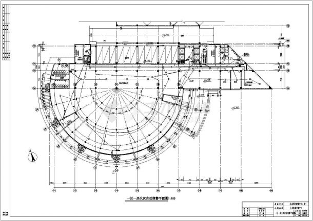 办公室电气施工设计方案全套CAD图纸-图一