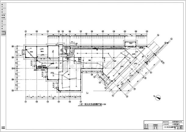 办公室电气施工设计方案全套CAD图纸-图二