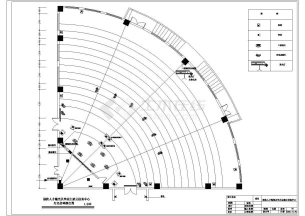 多媒体弱电设计方案及施工全套CAD图纸-图一