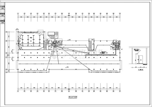 管理楼电气设计施工方案全套CAD图纸-图一