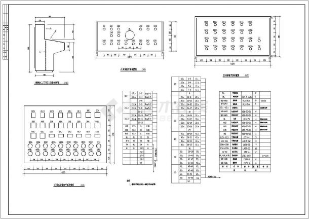 小区地下车库人防工程电气设计CAD图纸-图二