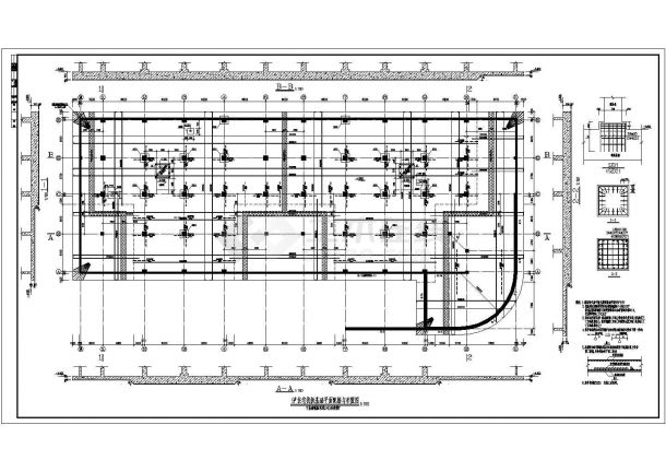 某地十五层框架结构商住楼结构施工图（带地下室）-图一