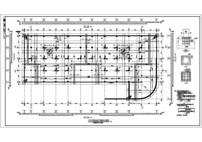 某地十五层框架结构商住楼结构施工图（带地下室）_图1
