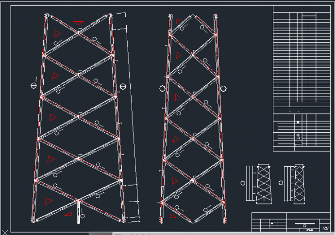 十分齐全的送电线路铁塔通用设计图合集_图1