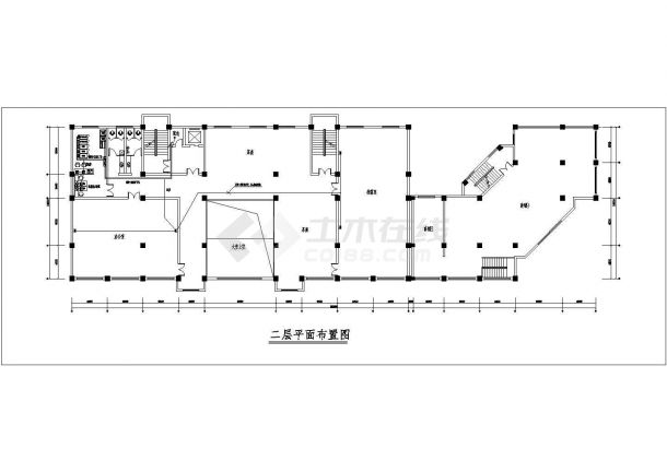 某大楼机房平面图及电气系统设计图-图二