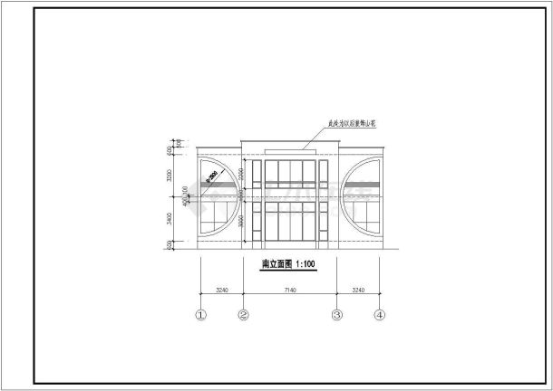 二层现代简约风格住宅建筑图纸（含效果图）-图一