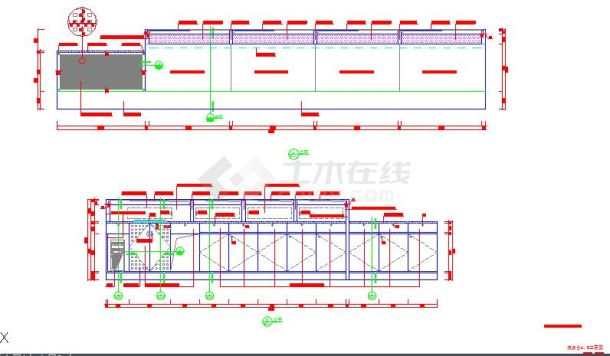 某地区酒店服务台建筑装修设计施工图-图二