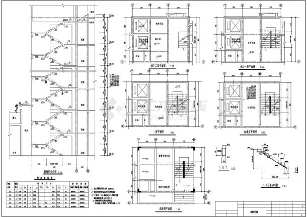 某高层剪力墙住宅楼结构CAD图纸-图二