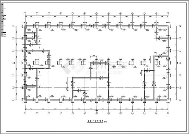 某全套钢结构厂房cad设计施工图纸-图一