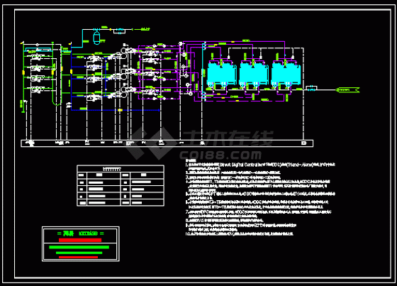 空调冷水控制控制图纸-图一