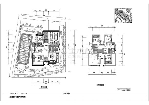 私人别墅建筑设计方案图（共3张）-图一