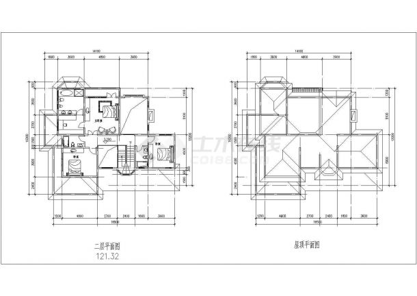 坡地独栋别墅建筑设计方案图（共5张）-图二