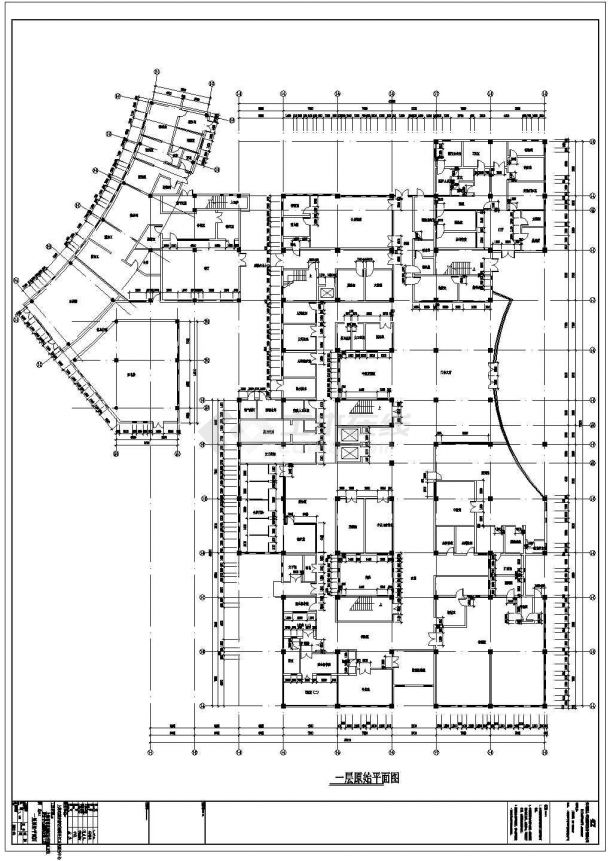 某地区大型医院建筑图（共18张）-图二