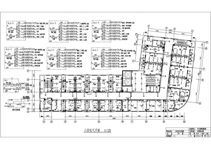 卫生学校附属医院电气设计全套CAD图纸_图1