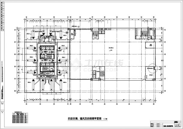 某办公室大楼空调系统设计cad施工图纸-图二