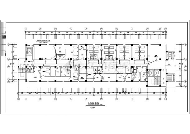 医院住院部弱电设计施工方案全套CAD图纸-图二