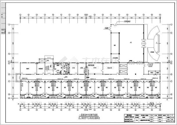 医院综合楼电气设计施工方案全套CAD图纸-图二