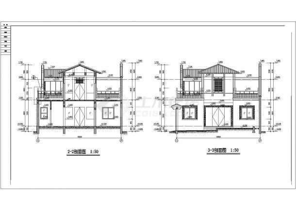 某地区大型四合院建筑图纸（全集）-图一