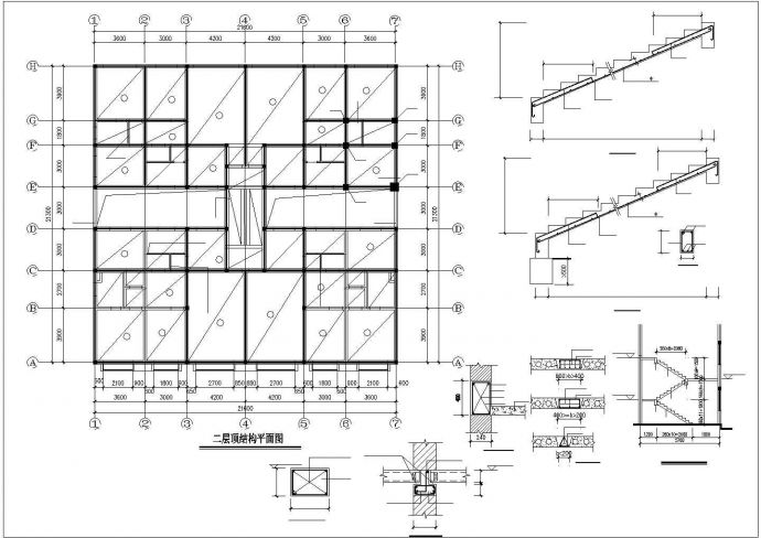 底框住宅砖混结构cad施工设计图纸_图1