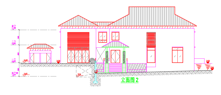 某新加坡设计的豪华别墅建筑施工图纸