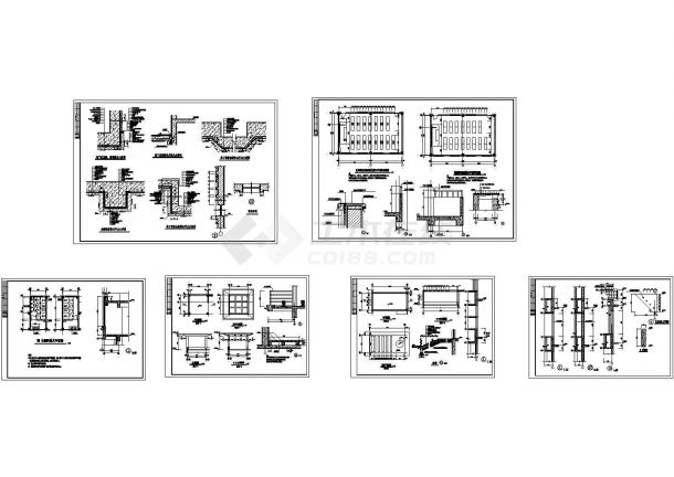 某中学6层混凝土框架结构综合实验楼（建筑面积8160.8平方米）设计cad建筑施工图（含设计说明）-图一