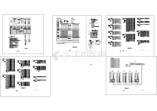 某合资企业10kv 0.4kv配电系统CAD图-图一