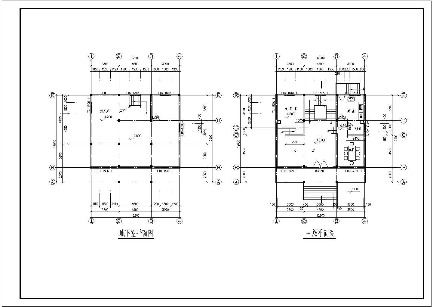 某地区水乡三层小别墅建筑CAD设计图纸