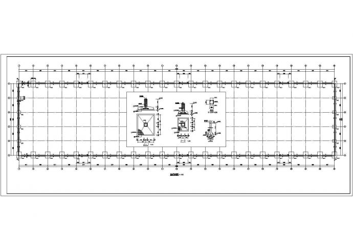 某30米跨度轻钢厂房结构设计施工图_图1