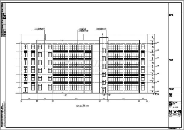 [安徽]3层医疗中心建筑设计施工图纸案例-图二