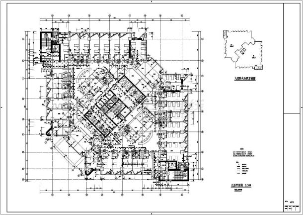 [海南]十四层医院建筑施工图（知名设计院）-图一