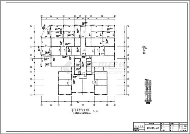 某十六层商住楼框剪结构设计施工图-图二