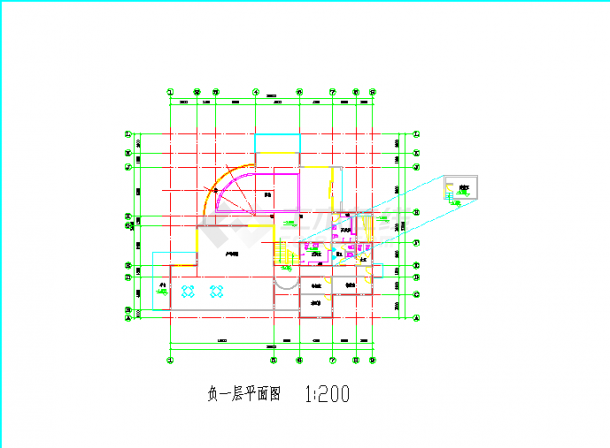 某三层别墅建筑CAD设计图纸（包含效果图、3DMAX模型）-图一