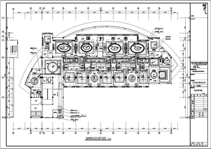 海鲜楼1-4层电气设计方案全套CAD图纸_图1