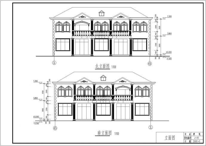 高档农村住宅楼全套CAD整套规划设计_图1