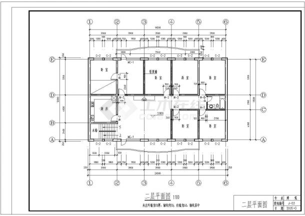 高档农村住宅楼全套CAD整套规划设计-图二
