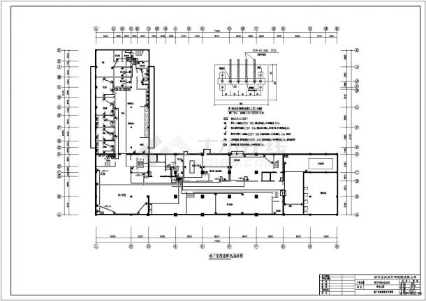 住宅楼电力设计方案及施工全套CAD图纸-图一