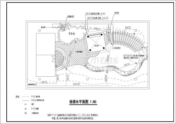 某地屋顶花园景观施工图纸（共6张） -图二