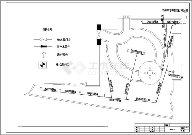 比较详细的屋顶花园景观设计全套图纸.-图一