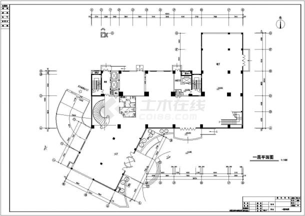 大酒店电气设计方案施工全套CAD图纸-图一