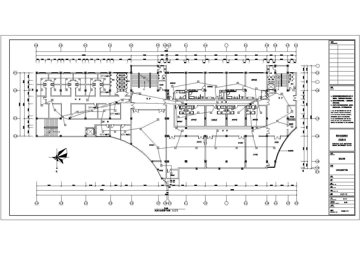 高层宾馆电气设计施工方案全套CAD图纸
