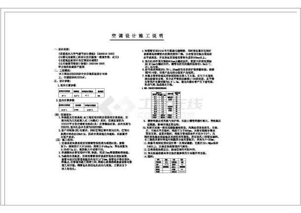 中央空调、地暖、水处理、锅炉、储水罐系统设计图-图一