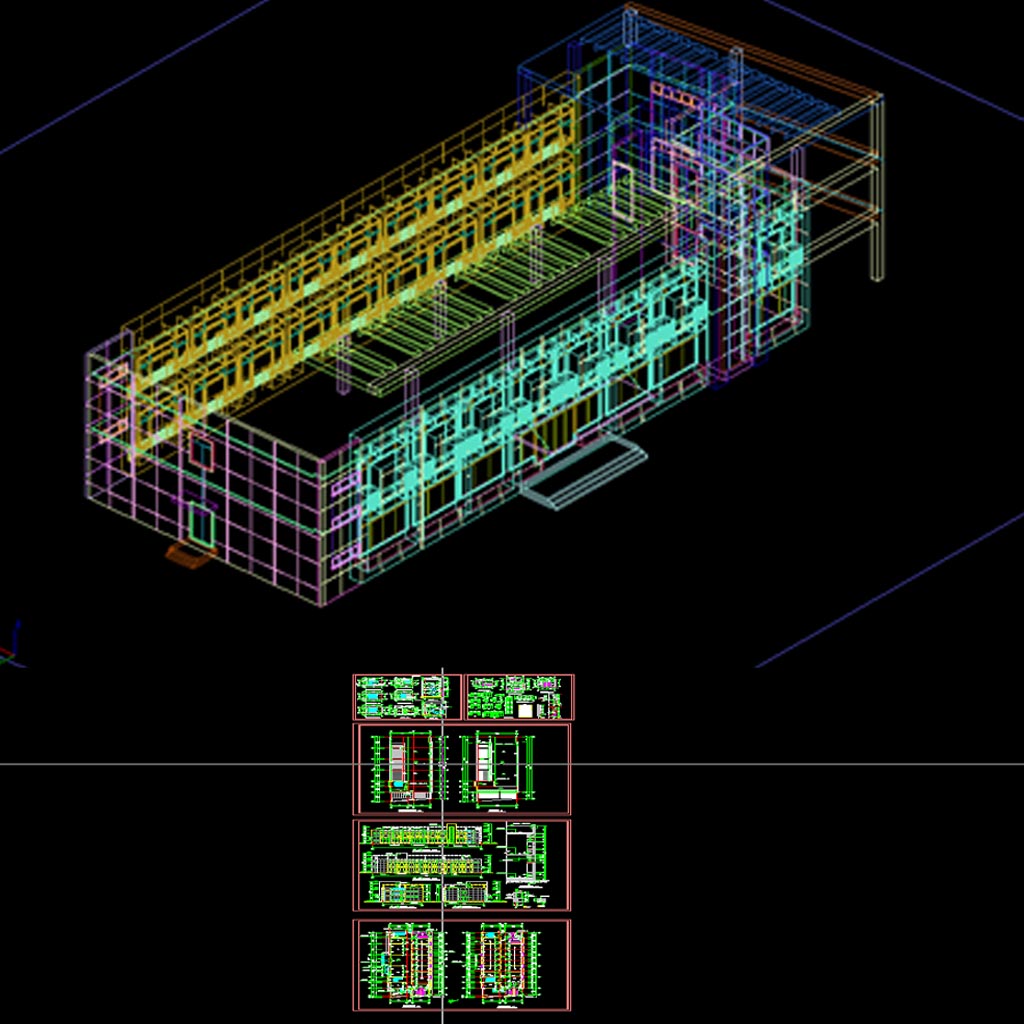 办公楼带CAD和3d max模型