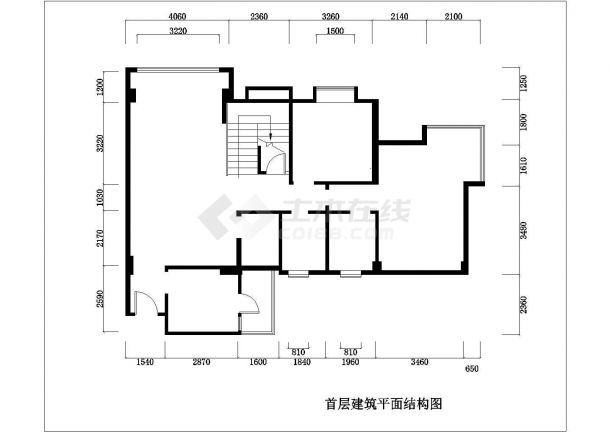 某地大型三层别墅工程装修设计图纸-图二